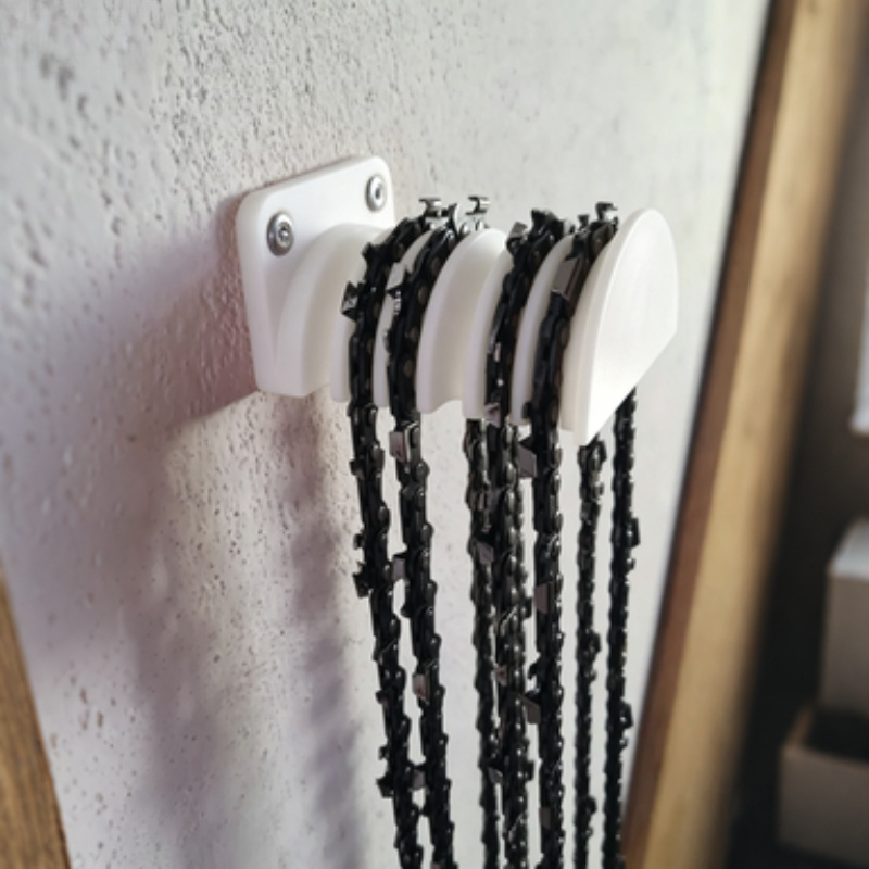 Workshop Tools Hanging - Wall‑Mount Chainsaw Chain Storage Holder Multi‑slot