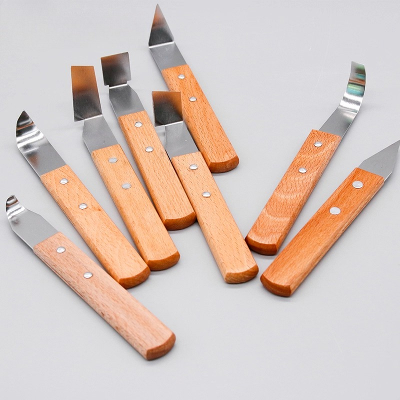 8pcs Pottery Carving Shaping K - Chisel Set Wood ulasan dan harga