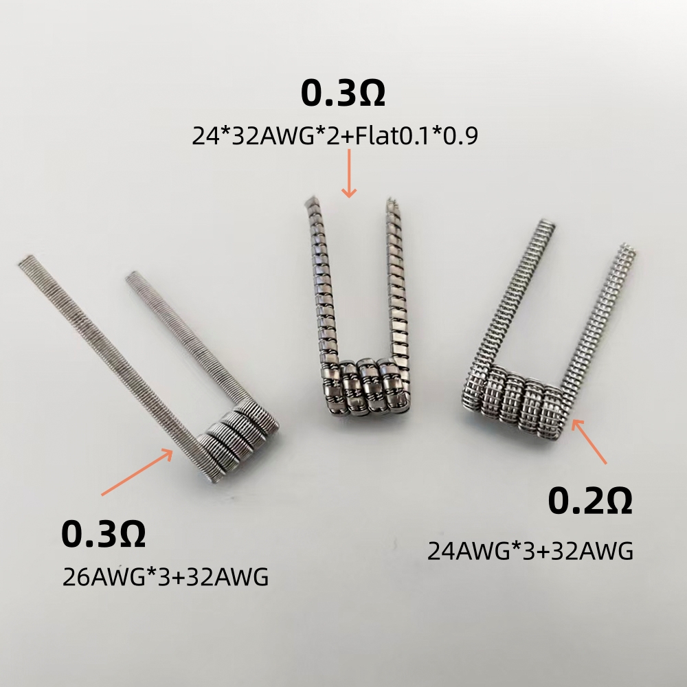 4pcs Premade Resistance Wire A - Tools Vape ulasan dan harga