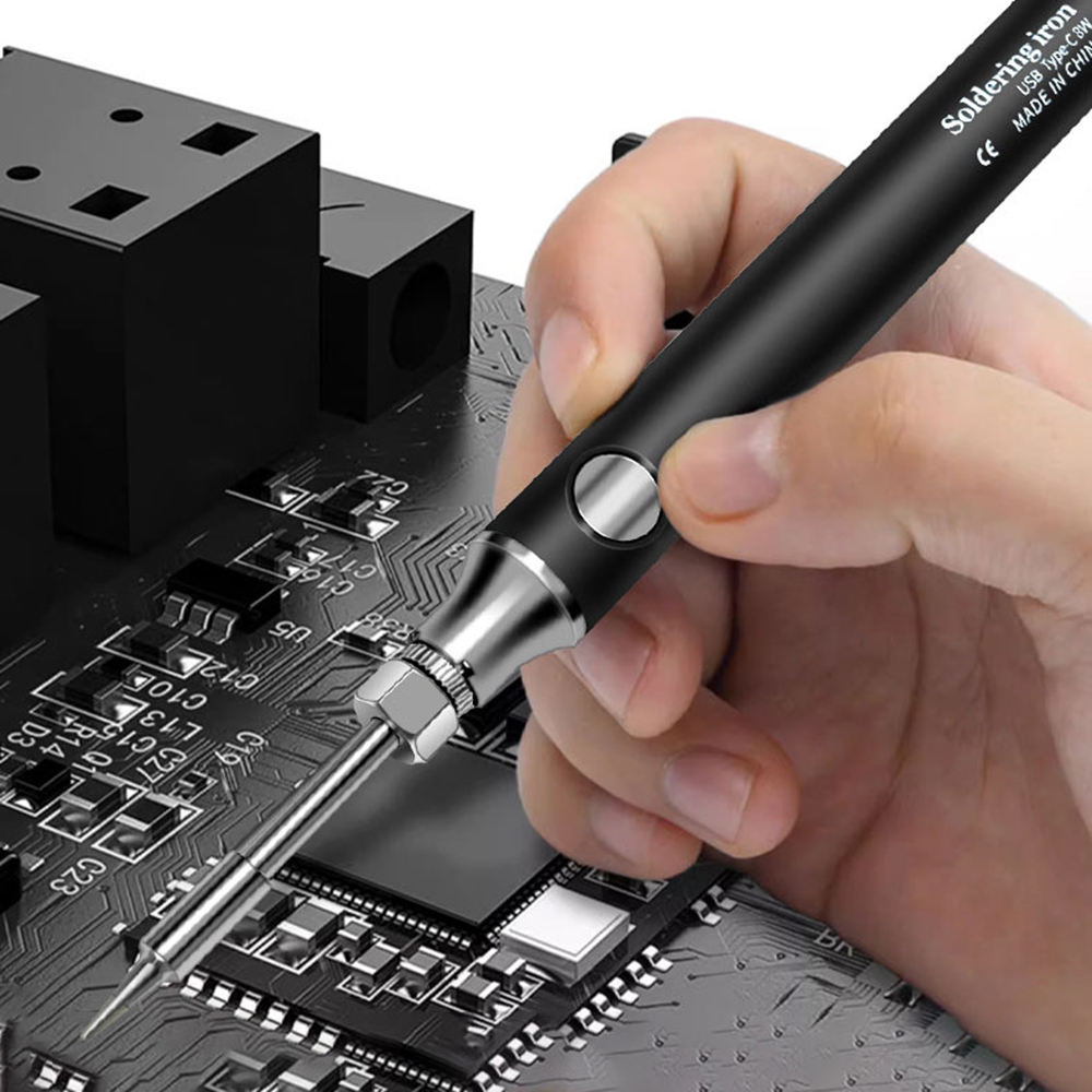 Mini USB Type-C Soldering Iron - Tools For Electronic Workshop ulasan dan harga