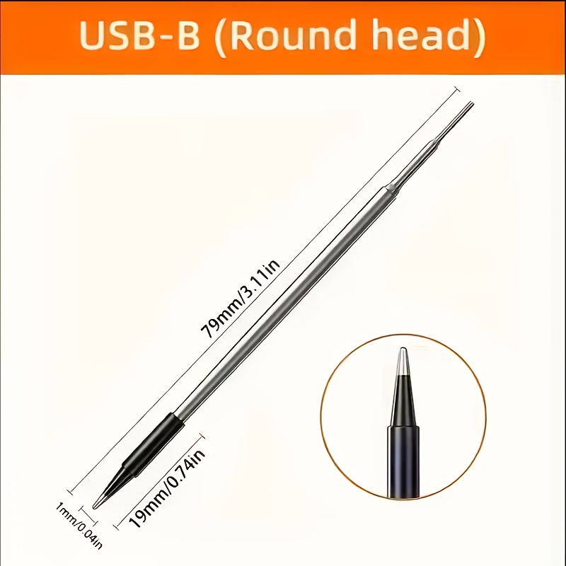 Metal Soldering Iron Tips 3 Pa - Tools For Electronic Workshop ulasan dan harga