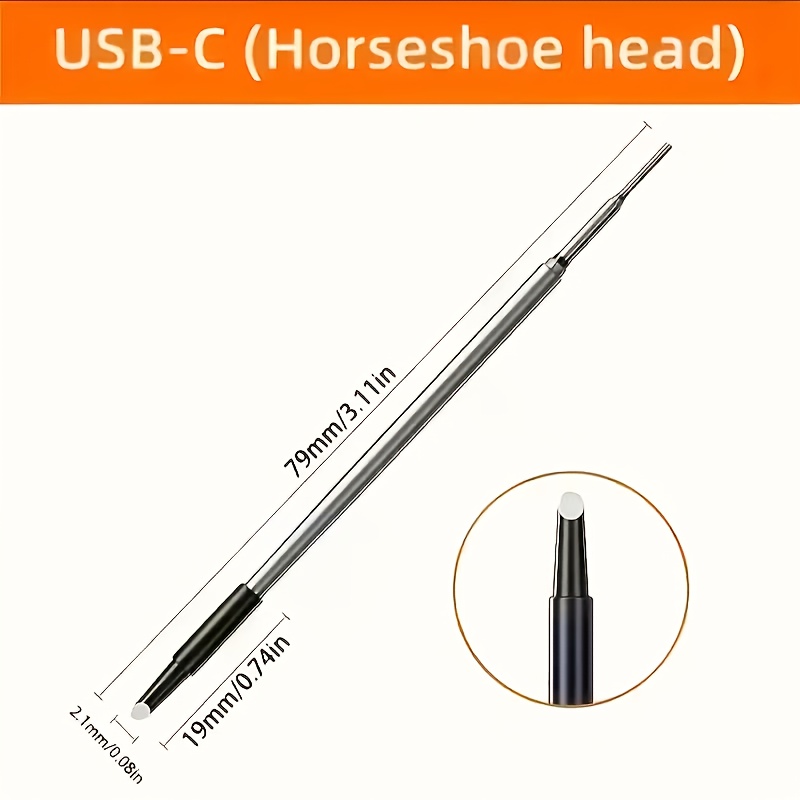 Metal Soldering Iron Tips 3 Pa - Tools For Electronic Workshop ulasan dan harga