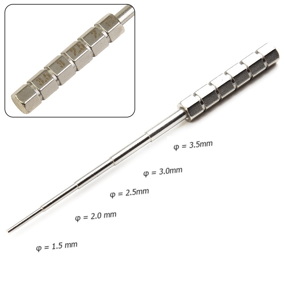 1pc 1.5/2/2.5/3/3.5mm Stainles - Tools Vape ulasan dan harga