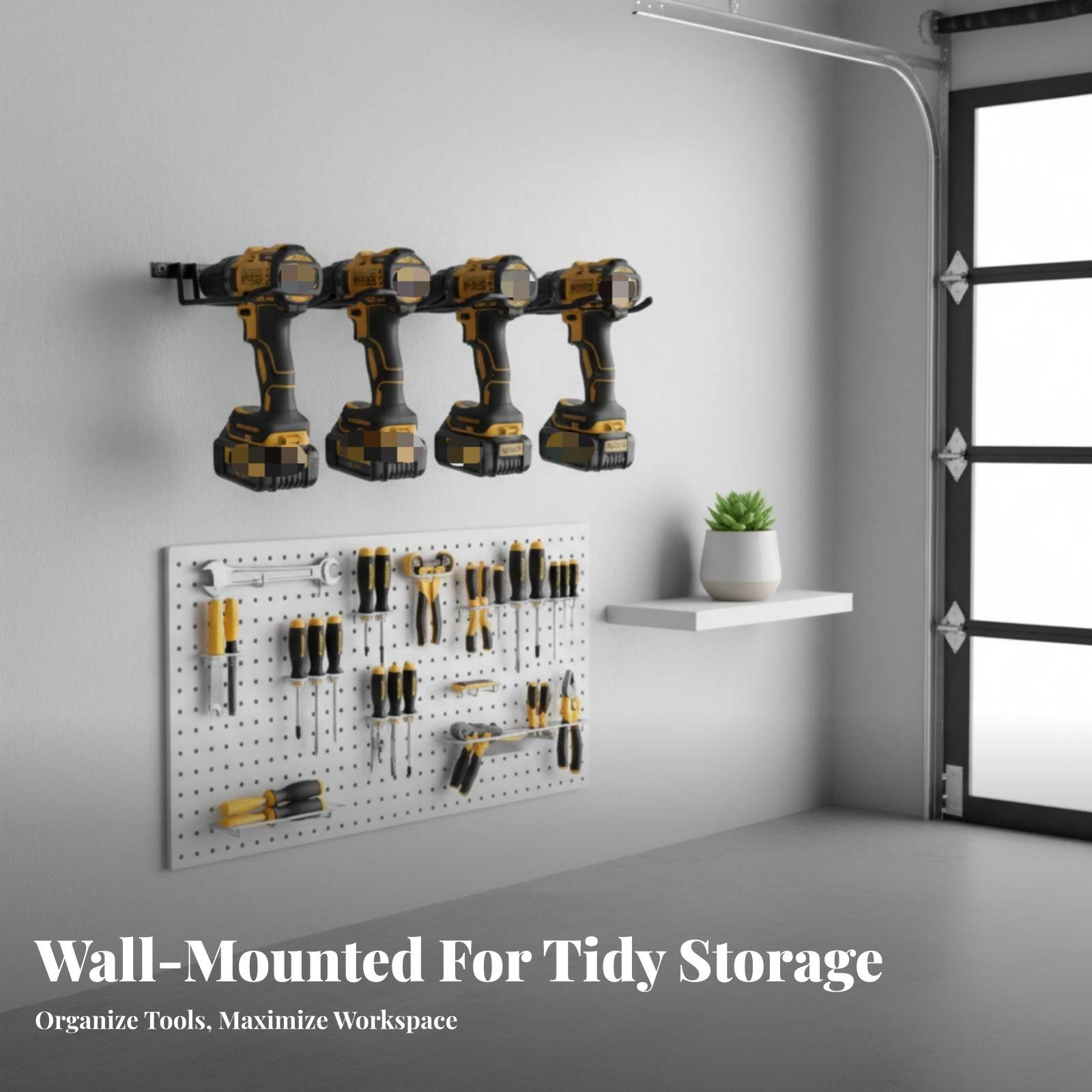 Wall Mounted Screwdriver Shelf - Workshop Tools Rack ulasan dan harga