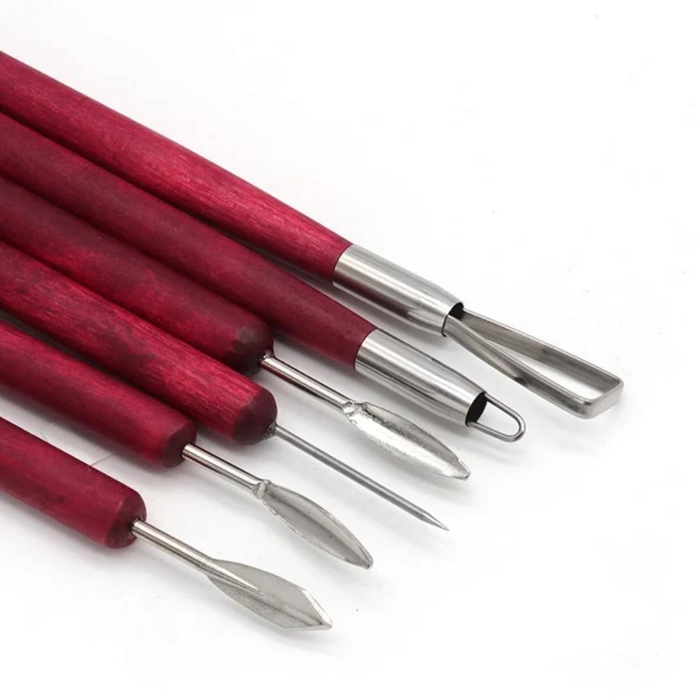 6PCS Sculpting Tool Pottery Wo - Chisel Set Wood ulasan dan harga