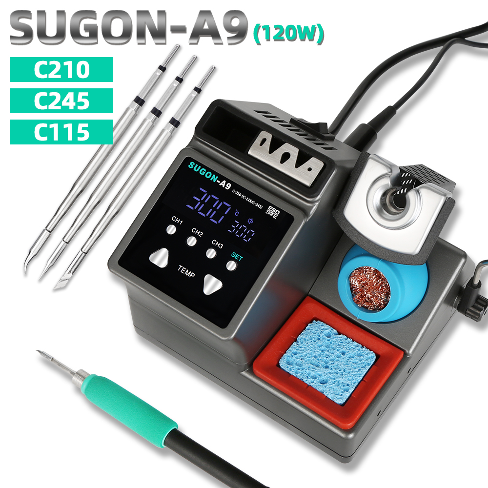 SUGON-A9 Soldering Station Com - Tools For Electronic Workshop ulasan dan harga
