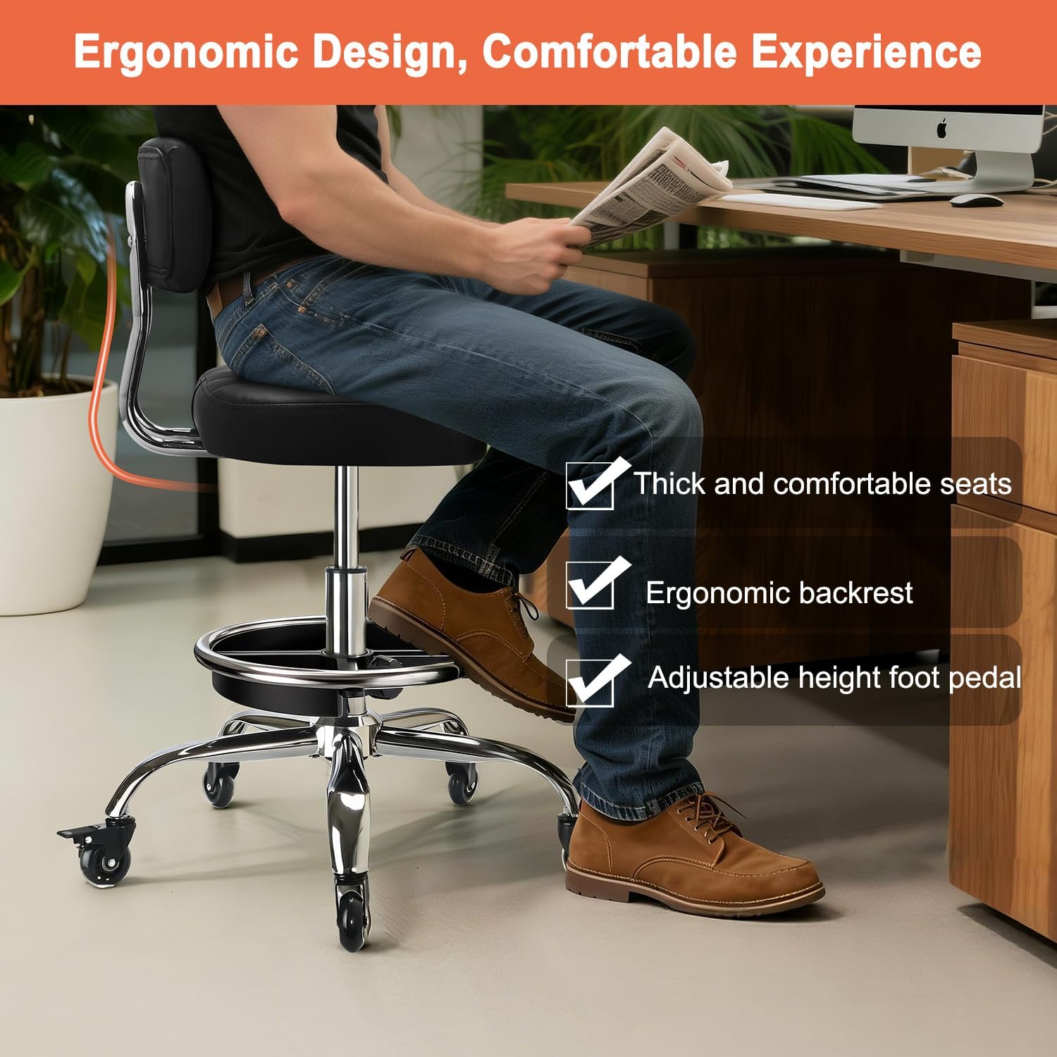 Garage Mechanic Stool With Bac - Tools In Mechanic Workshop ulasan dan harga