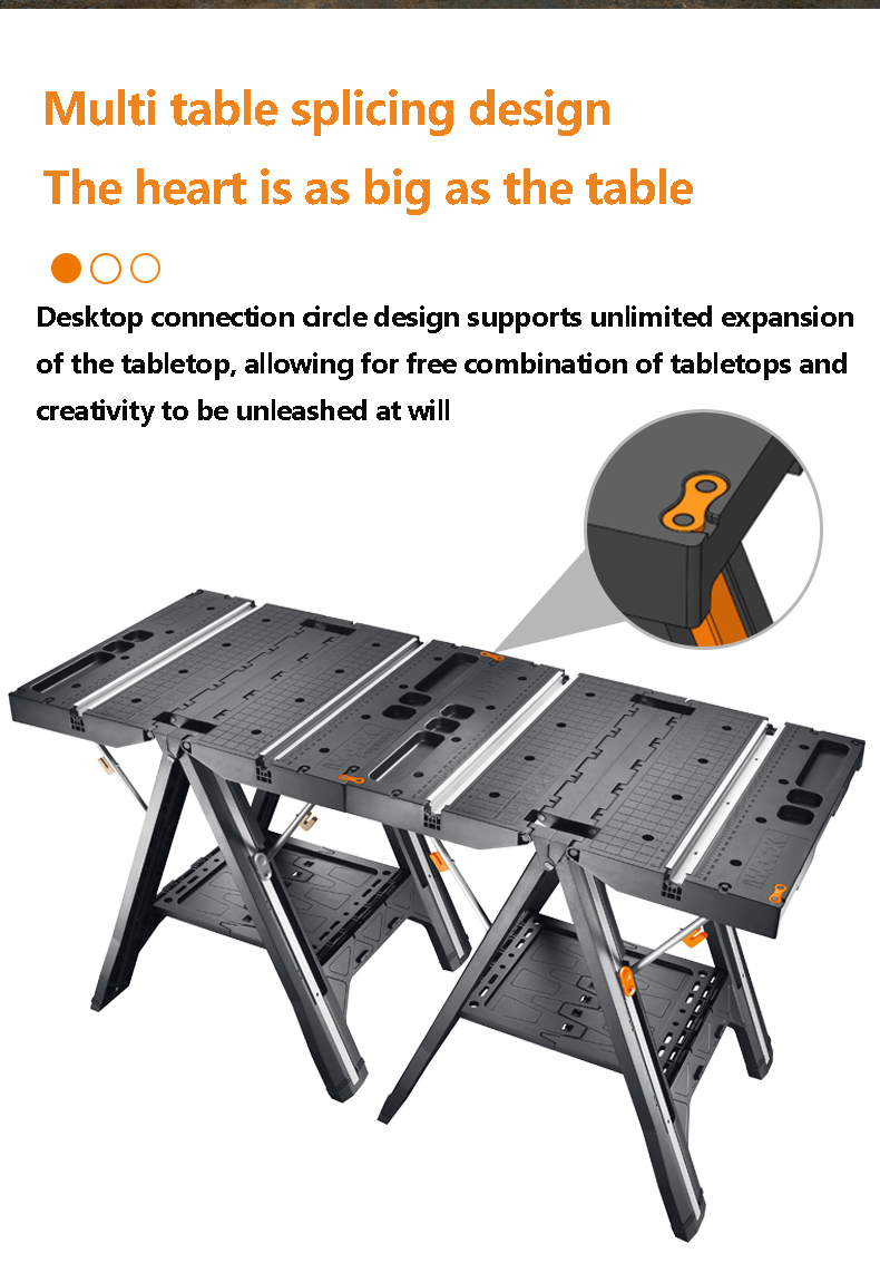WX051 Mobile Portable Woodwork - Workbench Portable Fold ulasan dan harga