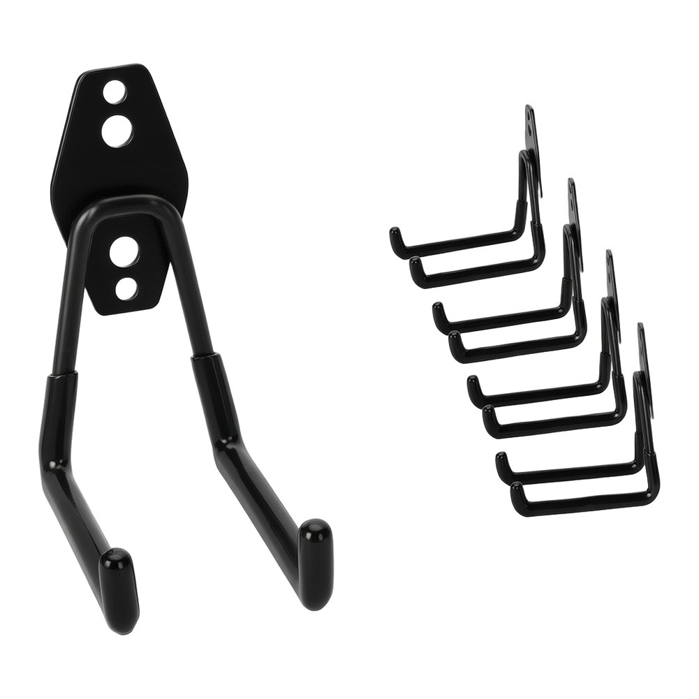 Black 7.7 Inch Steel Wall Hook - Workshop Tools Hanging ulasan dan harga