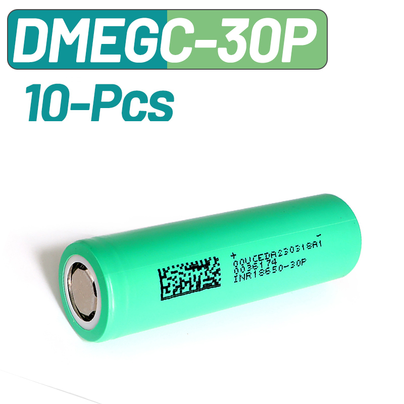 10PCS DMEGC 30P INR18650 3000m - Tools Vape ulasan dan harga