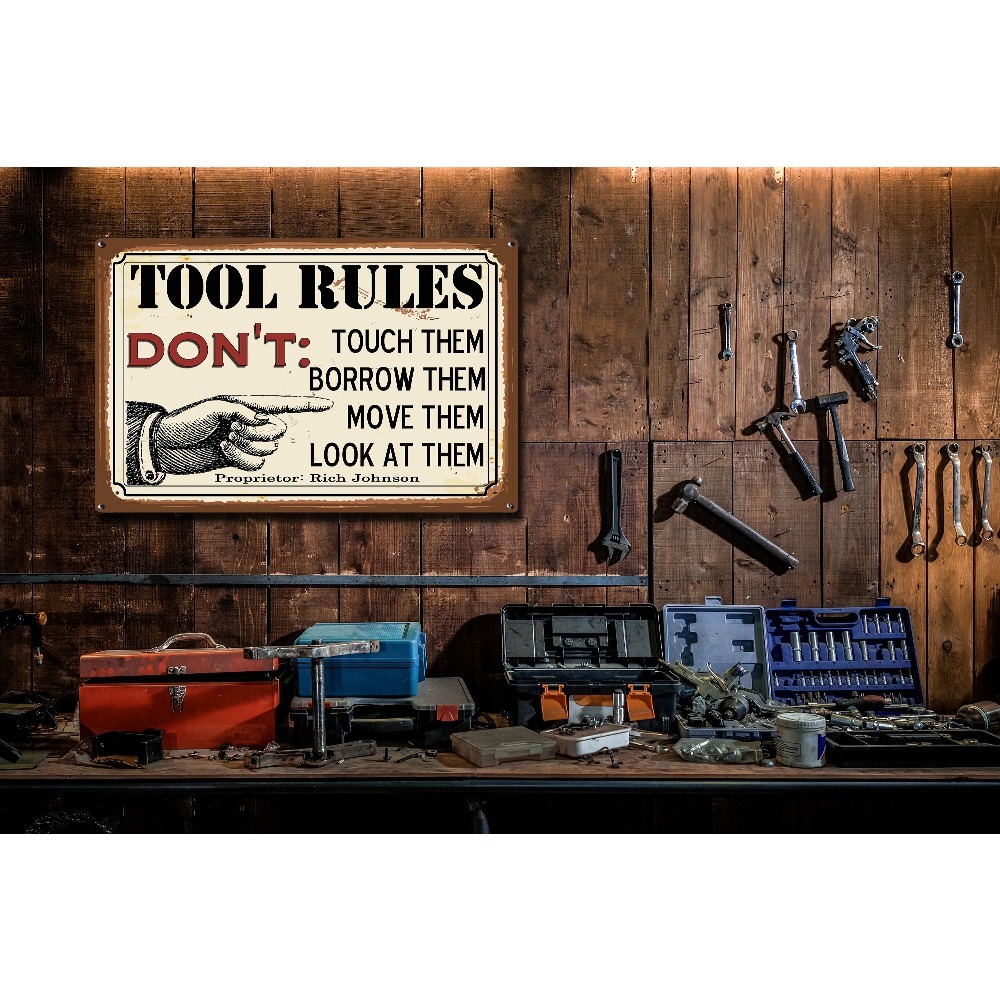 1pc Customizable Tool Rules Me - Workshop Tools With Name ulasan dan harga