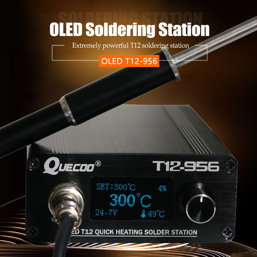 QUECOO T12-956 Soldering Digit - Tools For Electronic Workshop ulasan dan harga