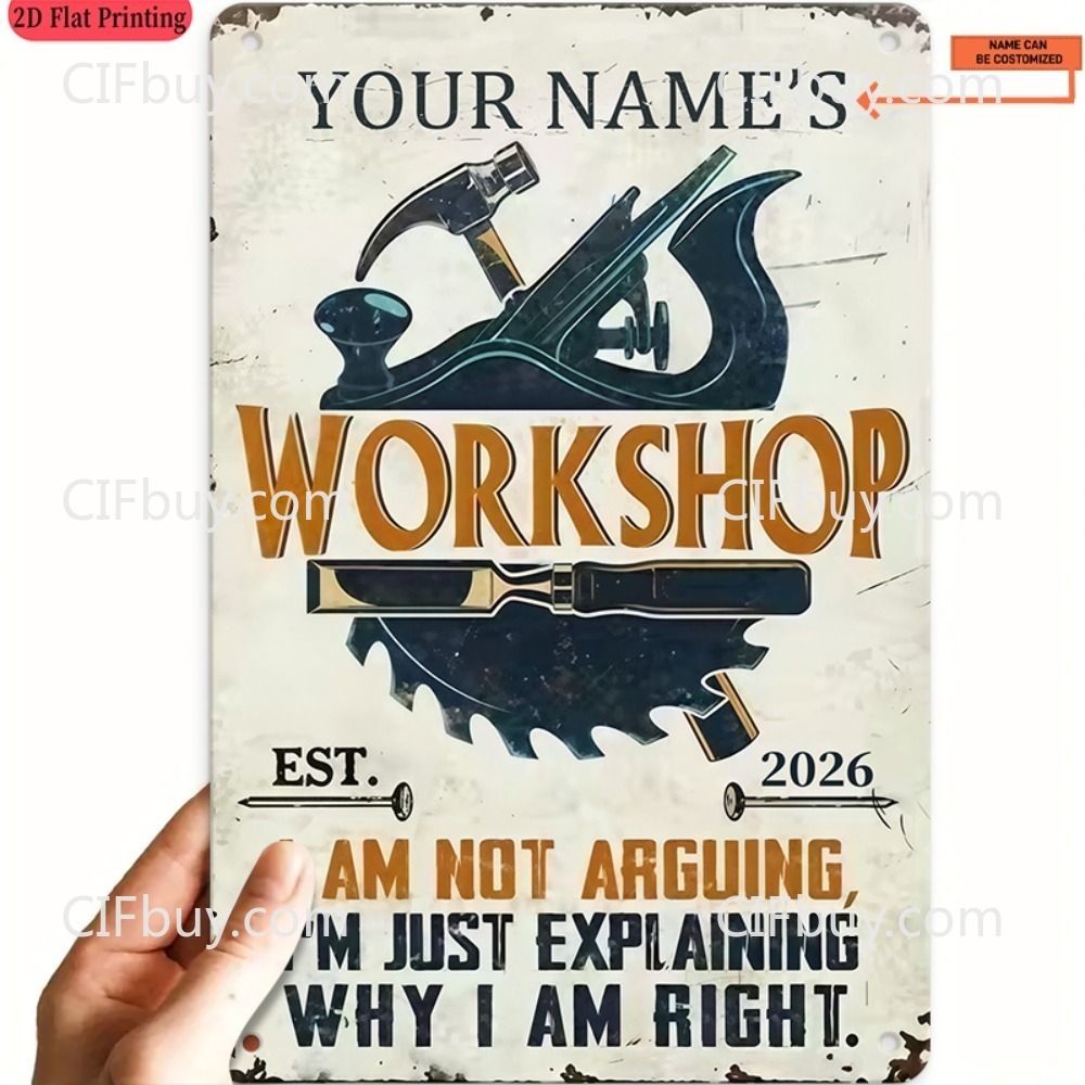 2D Flat Custom Name Workshop C - Workshop Tools With Name ulasan dan harga