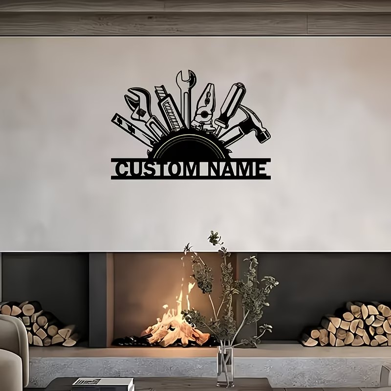 Custom Metal Tool Wall Art - P - Workshop Tools With Name ulasan dan harga